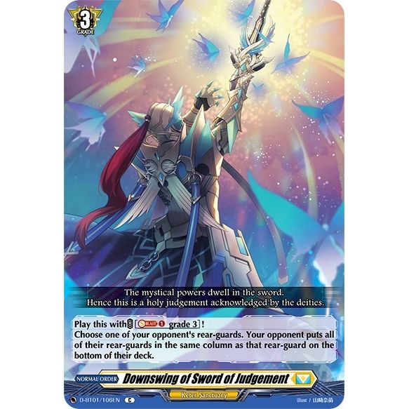 Image for Downswing of Sword of Judgement (D-BT01/106EN) (D-BT01) - Cardfight Vanguard