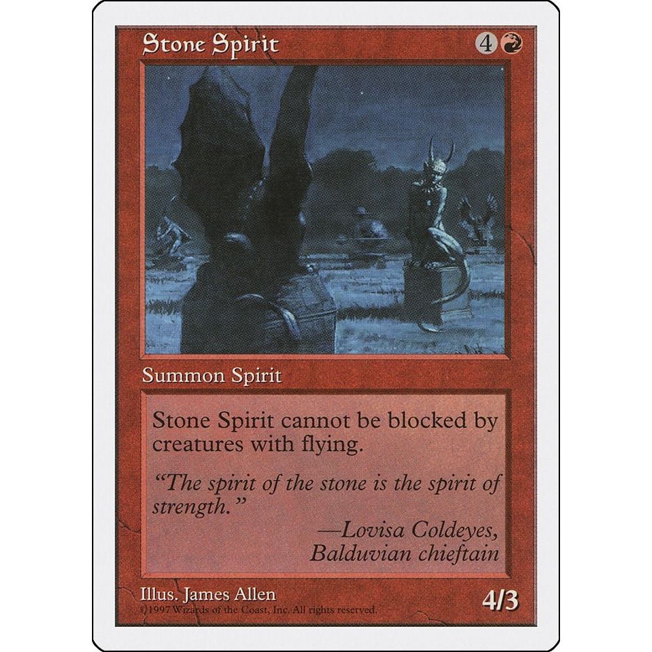Image for Stone Spirit (5ED) - Magic: The Gathering