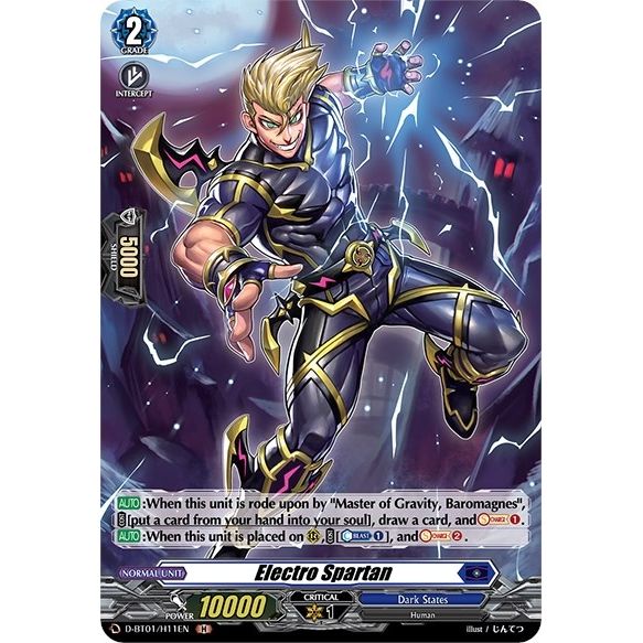 Image for Electro Spartan (Holo) (D-BT01/H11EN) (D-BT01) - Cardfight Vanguard