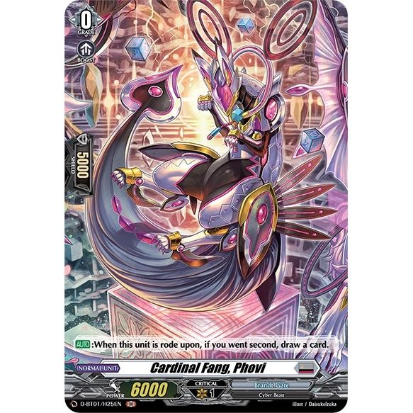 Image for Cardinal Fang, Phovi (Holo) (D-BT01/H25EN) (D-BT01) - Cardfight Vanguard