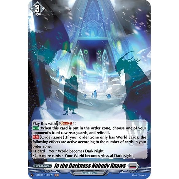Image for In the Darkness Nobody Knows (Holo) (D-BT01/H30EN) (D-BT01) - Cardfight Vanguard