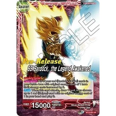 Image for Bardock // SS Bardock, the Legend Awakened (BT13-001) (DBS-B13PRE) - Dragon Ball Super: Masters