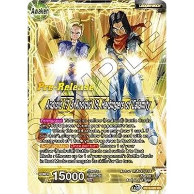 Image for Android 17 & Android 18 // Android 17 & Android 18, Harbingers of Calamity (BT13-092) (DBS-B13PRE) - Dragon Ball Super: Masters