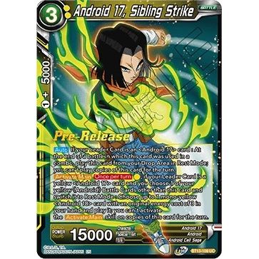 Image for Android 17, Sibling Strike (BT13-109) (DBS-B13PRE) - Dragon Ball Super: Masters