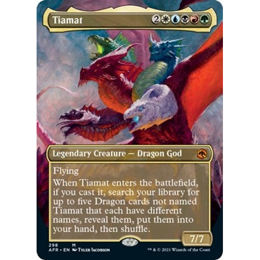 Image for Tiamat (Borderless) (298) - Magic: The Gathering