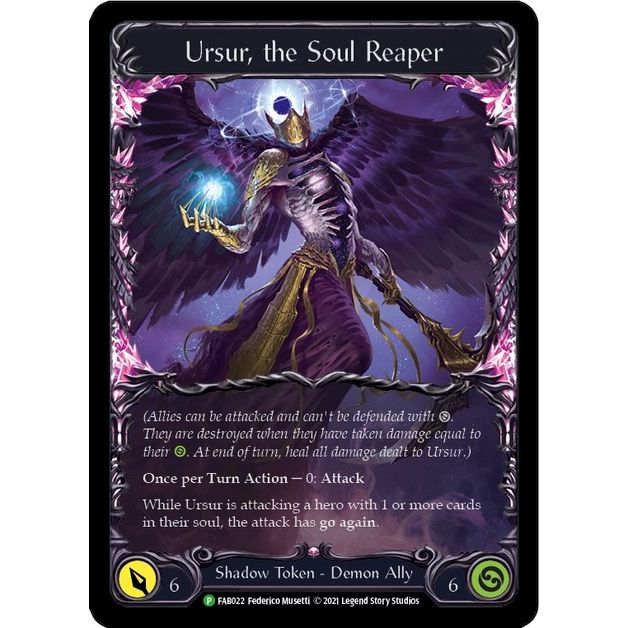 Image for Ursur, the Soul Reaper - FAB022 (FAB022) (PR) - Flesh and Blood TCG