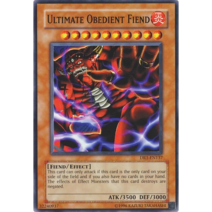 Image for Ultimate Obedient Fiend (DR1-EN137) (DR1) - YuGiOh