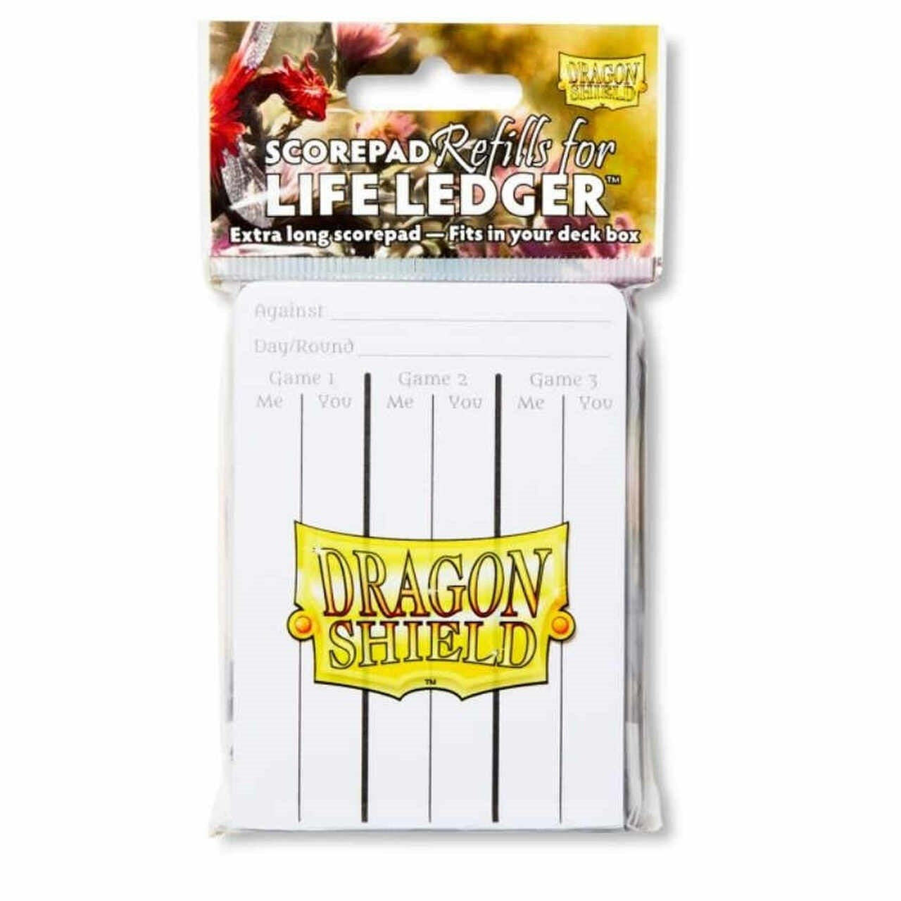 Image for Dragon Shield Life Ledger: Scorepad Refills - Life Counters