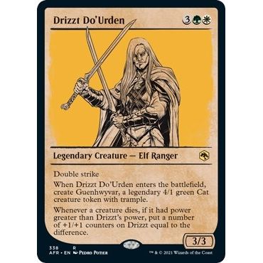 Image for Drizzt Do'Urden (Showcase) (338) (AFR) - Magic: The Gathering