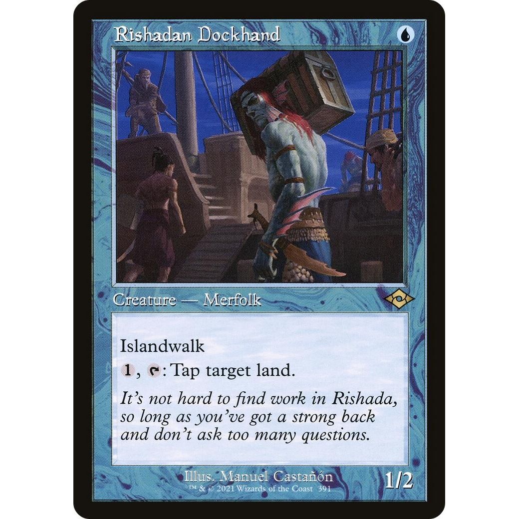 Image for Rishadan Dockhand (Retro Frame) (391) (MH2) - Magic: The Gathering