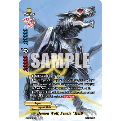 Image for Demon Wolf, Fenrir "Re:B" (S-PR/131EN) (PR) - Future Card BuddyFight