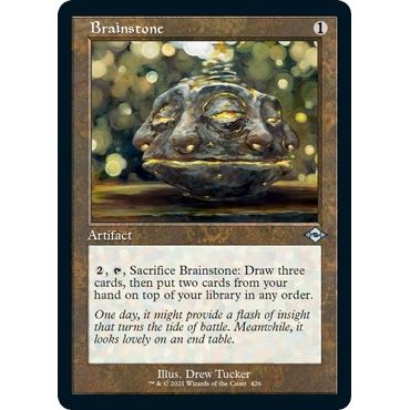 Image for Brainstone (Retro Frame) (Foil Etched) (426) (MH2) - Magic: The Gathering