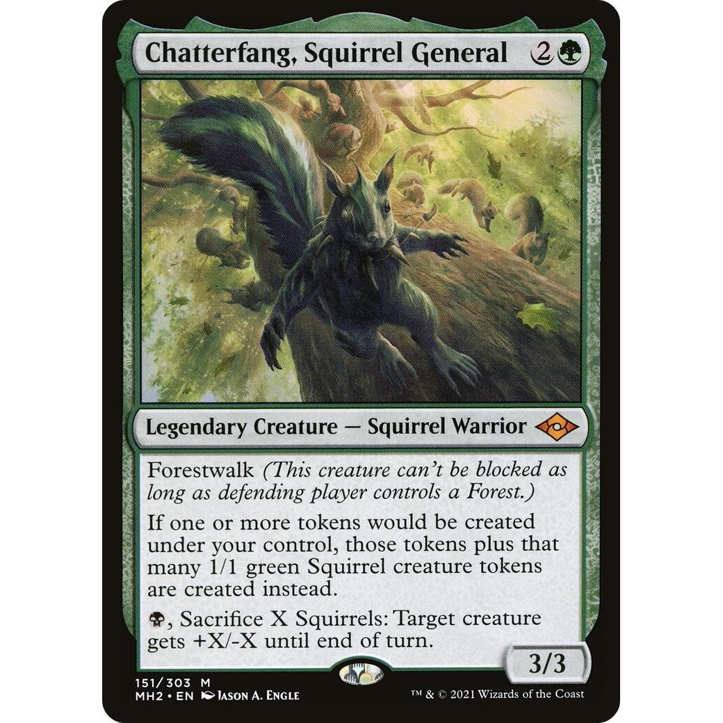 Image for Chatterfang, Squirrel General (151) (MH2) - Magic: The Gathering