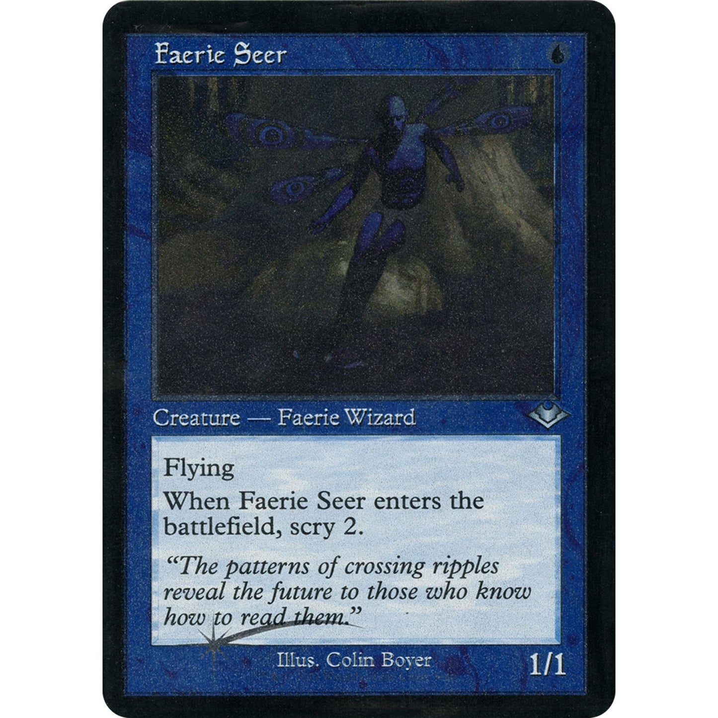 Image for Faerie Seer (Retro Frame) (Foil Etched) (8) (MH1) - Magic: The Gathering