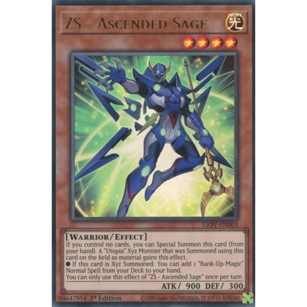Image for ZS - Ascended Sage (LIOV-EN003) (LIOV) - YuGiOh