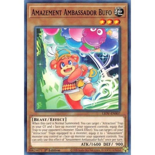 Image for Amazement Ambassador Bufo (LIOV-EN007) (LIOV) - YuGiOh