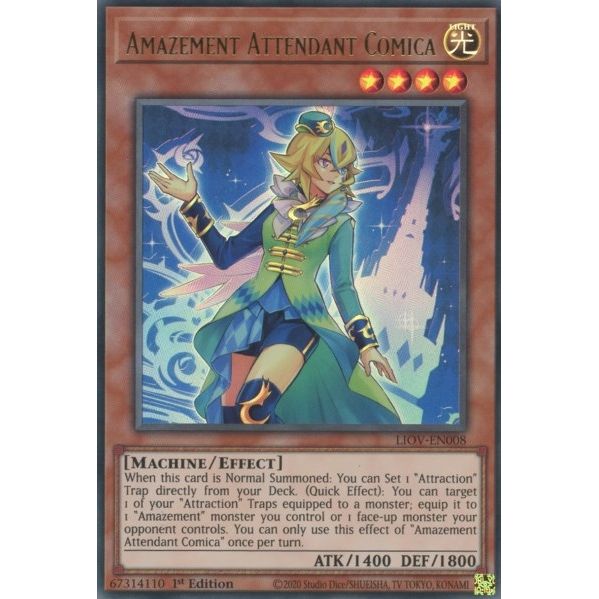 Image for Amazement Attendant Comica (LIOV-EN008) (LIOV) - YuGiOh
