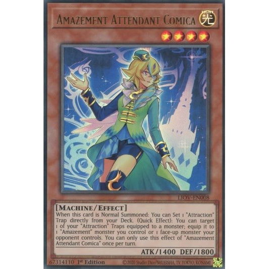 Image for Amazement Attendant Comica (LIOV-EN008) (LIOV) - YuGiOh