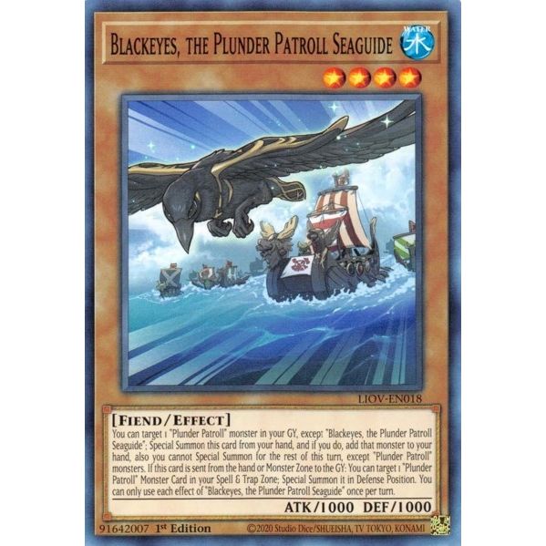 Image for Blackeyes, the Plunder Patroll Seaguide (LIOV-EN018) (LIOV) - YuGiOh