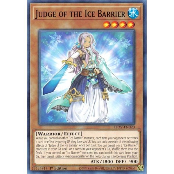 Image for Judge of the Ice Barrier (LIOV-EN020) (LIOV) - YuGiOh