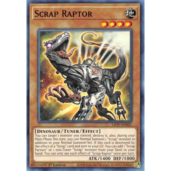 Image for Scrap Raptor (LIOV-EN021) (LIOV) - YuGiOh