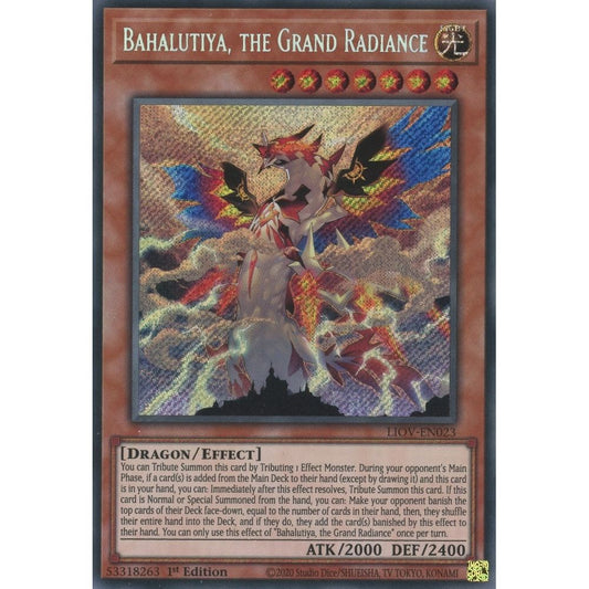 Image for Bahalutiya, the Grand Radiance (LIOV-EN023) (LIOV) - YuGiOh