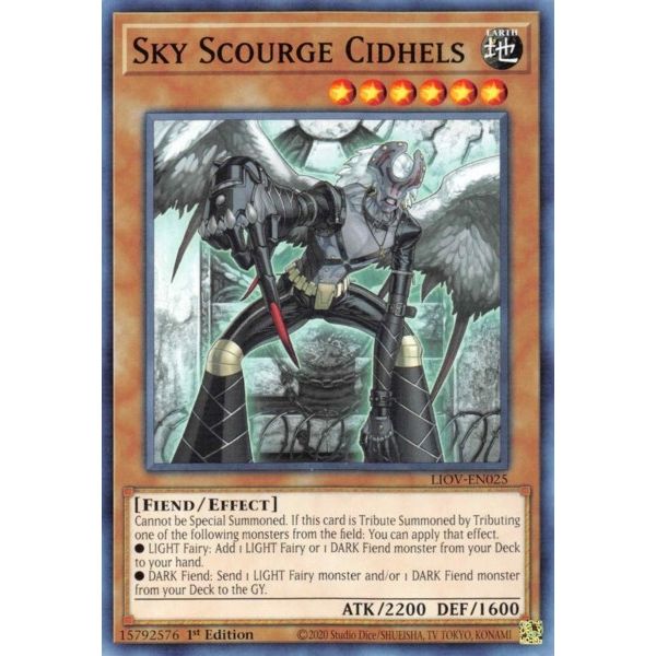Image for Sky Scourge Cidhels (LIOV-EN025) (LIOV) - YuGiOh