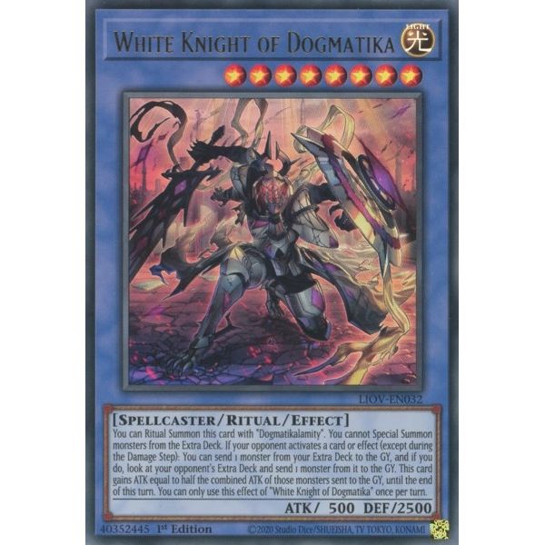 Image for White Knight of Dogmatika (LIOV-EN032) (LIOV) - YuGiOh
