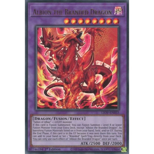 Image for Albion the Branded Dragon (LIOV-EN033) (LIOV) - YuGiOh