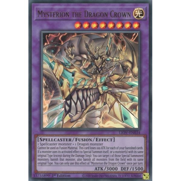 Image for Mysterion the Dragon Crown (LIOV-EN034) (LIOV) - YuGiOh