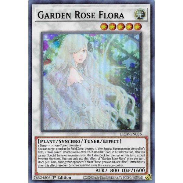 Image for Garden Rose Flora (LIOV-EN036) (LIOV) - YuGiOh