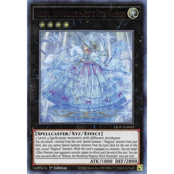 Image for Rilliona, the Wondrous Magistus Witch Wardrobe (LIOV-EN042) (LIOV) - YuGiOh