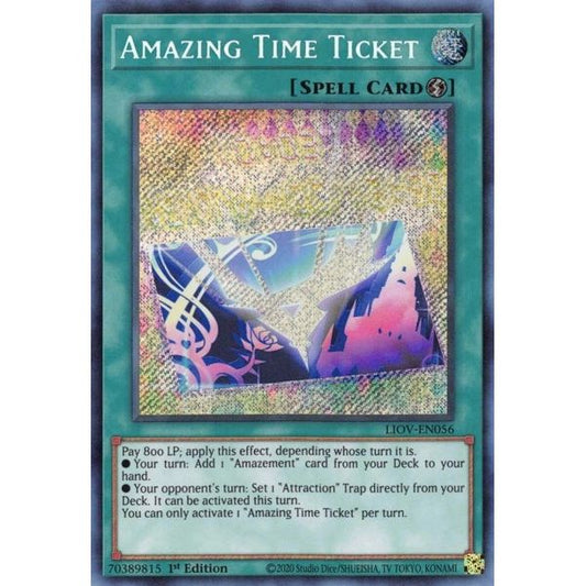 Image for Amazing Time Ticket (LIOV-EN056) (LIOV) - YuGiOh
