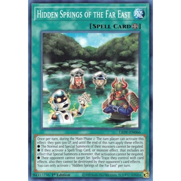 Image for Hidden Springs of the Far East (LIOV-EN066) (LIOV) - YuGiOh