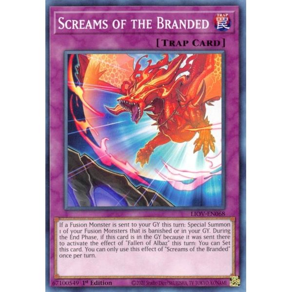 Image for Screams of the Branded (LIOV-EN068) (LIOV) - YuGiOh