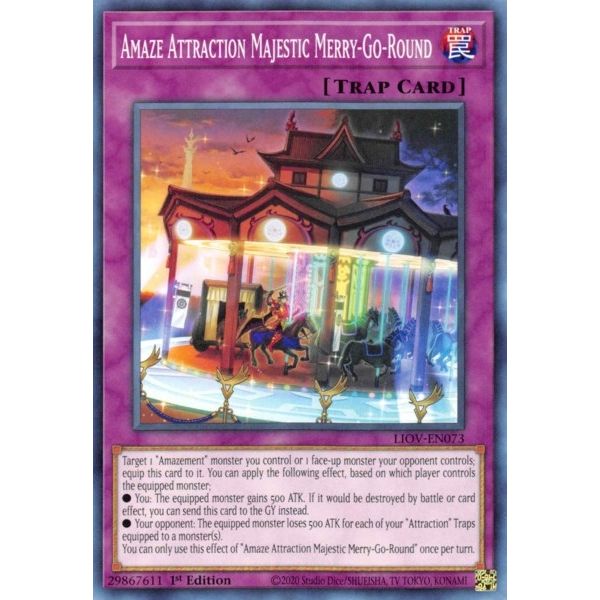 Image for Amaze Attraction Majestic Merry-Go-Round (LIOV-EN073) (LIOV) - YuGiOh