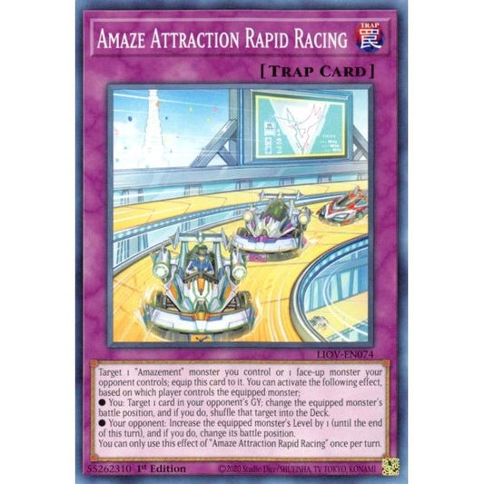 Image for Amaze Attraction Rapid Racing (LIOV-EN074) (LIOV) - YuGiOh