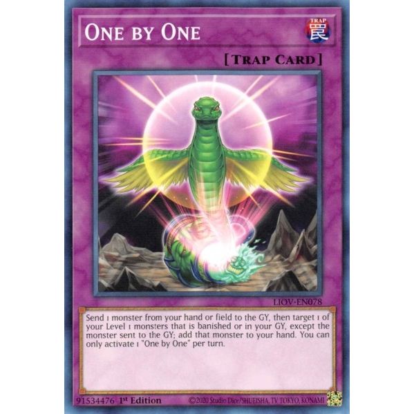 Image for One by One (LIOV-EN078) (LIOV) - YuGiOh