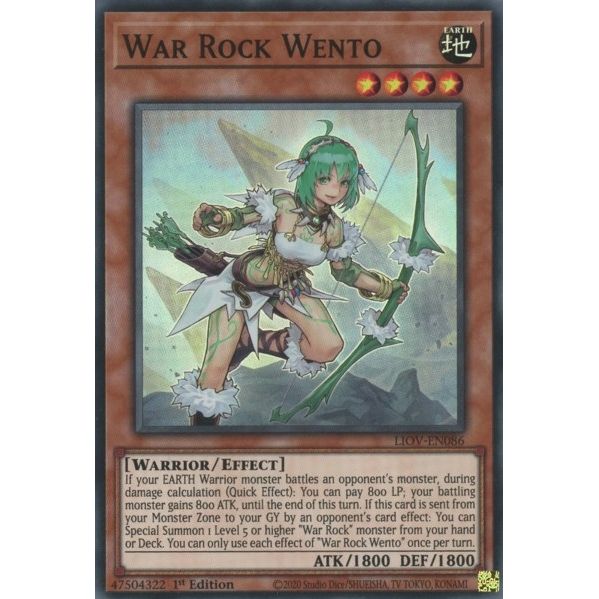 Image for War Rock Wento (LIOV-EN086) (LIOV) - YuGiOh