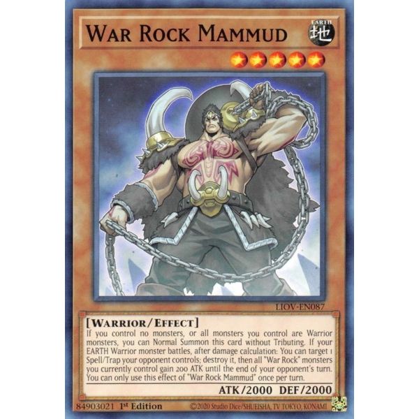 Image for War Rock Mammud (LIOV-EN087) (LIOV) - YuGiOh