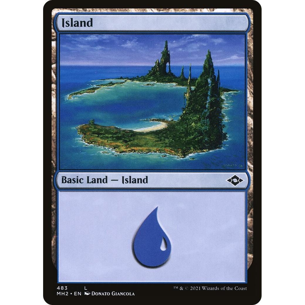 Image for Island (483) (483) (MH2) - Magic: The Gathering