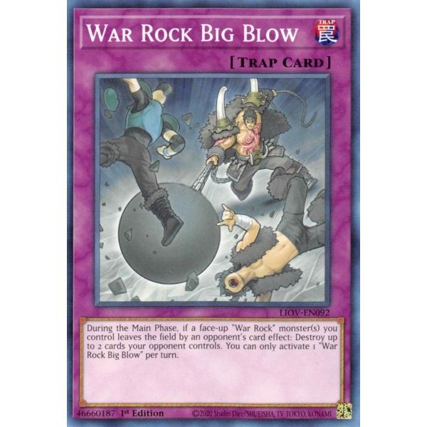 Image for War Rock Big Blow (LIOV-EN092) (LIOV) - YuGiOh