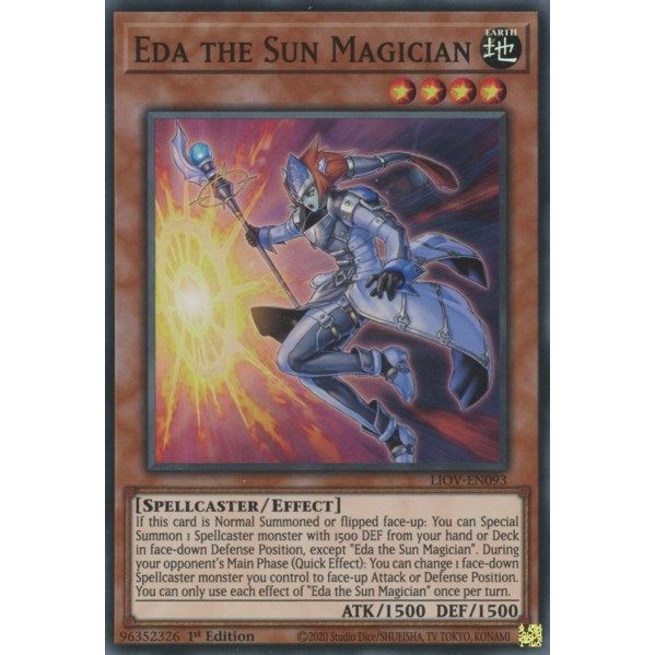 Image for Eda the Sun Magician (LIOV-EN093) (LIOV) - YuGiOh