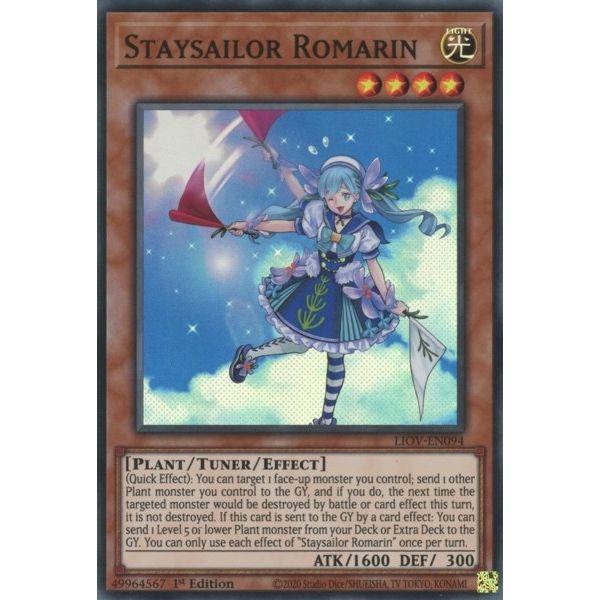 Image for Staysailor Romarin (LIOV-EN094) (LIOV) - YuGiOh