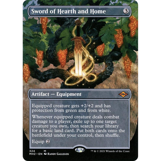 Image for Sword of Hearth and Home (Borderless) (324) (MH2) - Magic: The Gathering