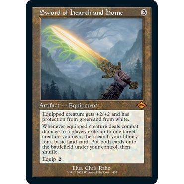 Image for Sword of Hearth and Home (Retro Frame) (Foil Etched) (433) (MH2) - Magic: The Gathering
