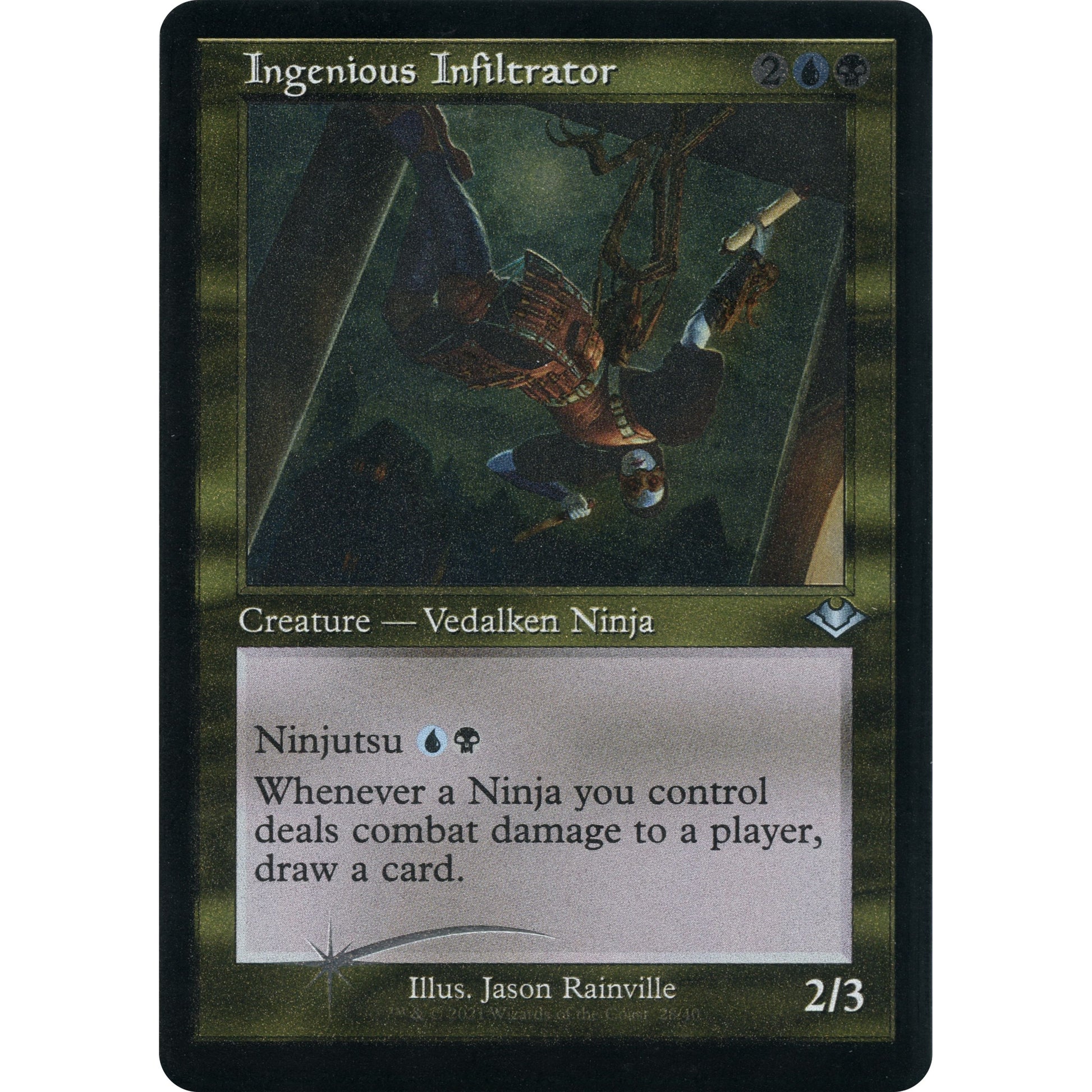 Image for Ingenious Infiltrator (Retro Frame) (Foil Etched) (28) (MH1) - Magic: The Gathering