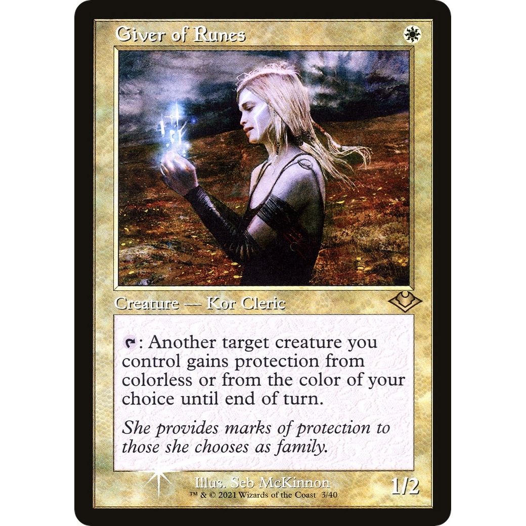 Image for Giver of Runes (Retro Frame) (3) (MH1) - Magic: The Gathering