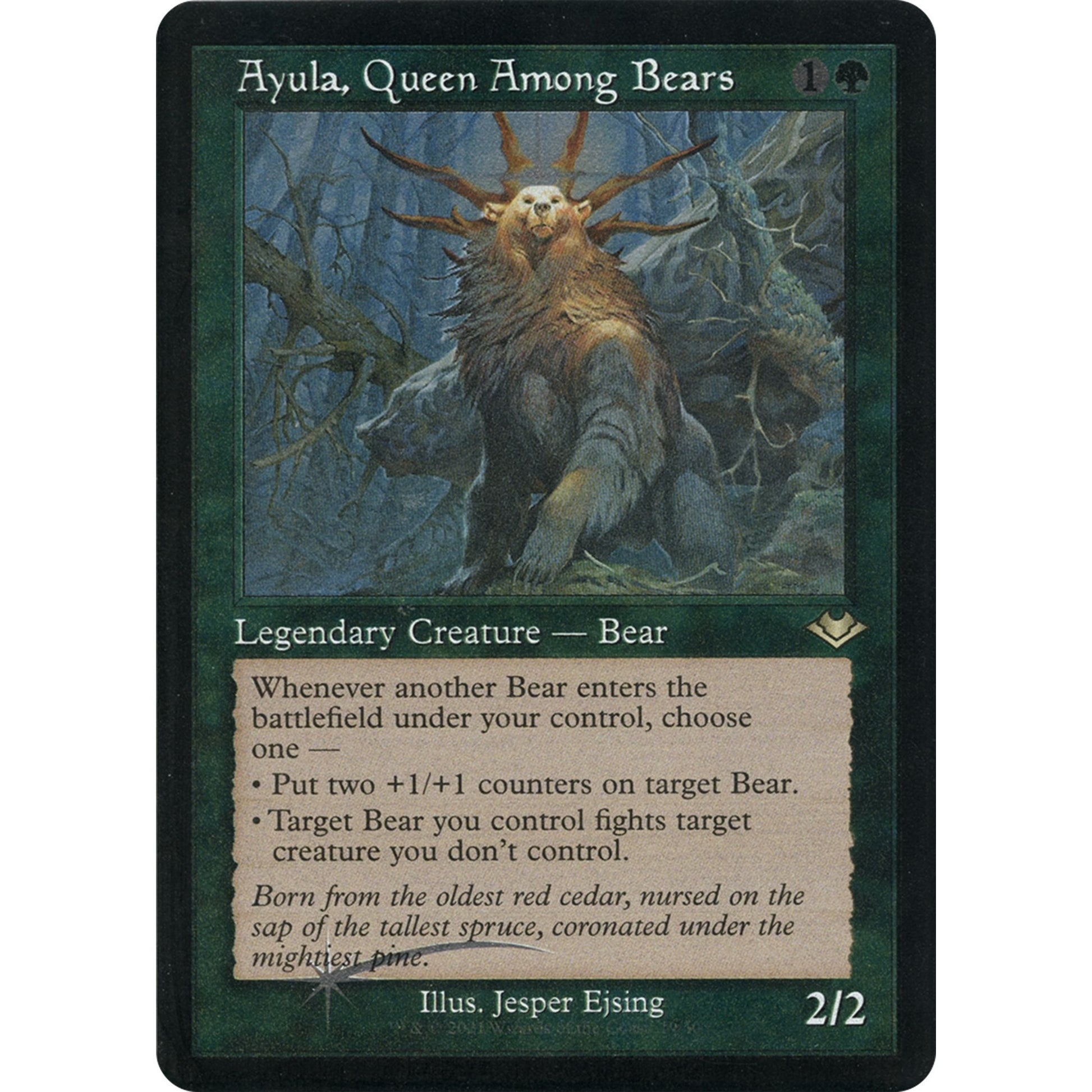 Image for Ayula, Queen Among Bears (Retro Frame) (Foil Etched) (19) (MH1) - Magic: The Gathering