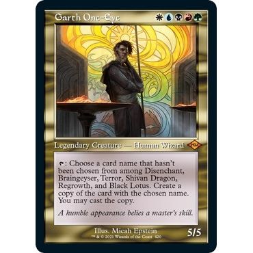 Image for Garth One-Eye (Retro Frame) (Foil Etched) (420) (MH2) - Magic: The Gathering